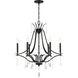 Laurel Estate 6 Light 27 inch Coal Chandelier Ceiling Light