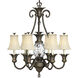 Plantation 7 Light 28 inch Pearl Bronze Indoor Chandelier Ceiling Light