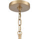 Julian Pendant Ceiling Light in Brushed Gold