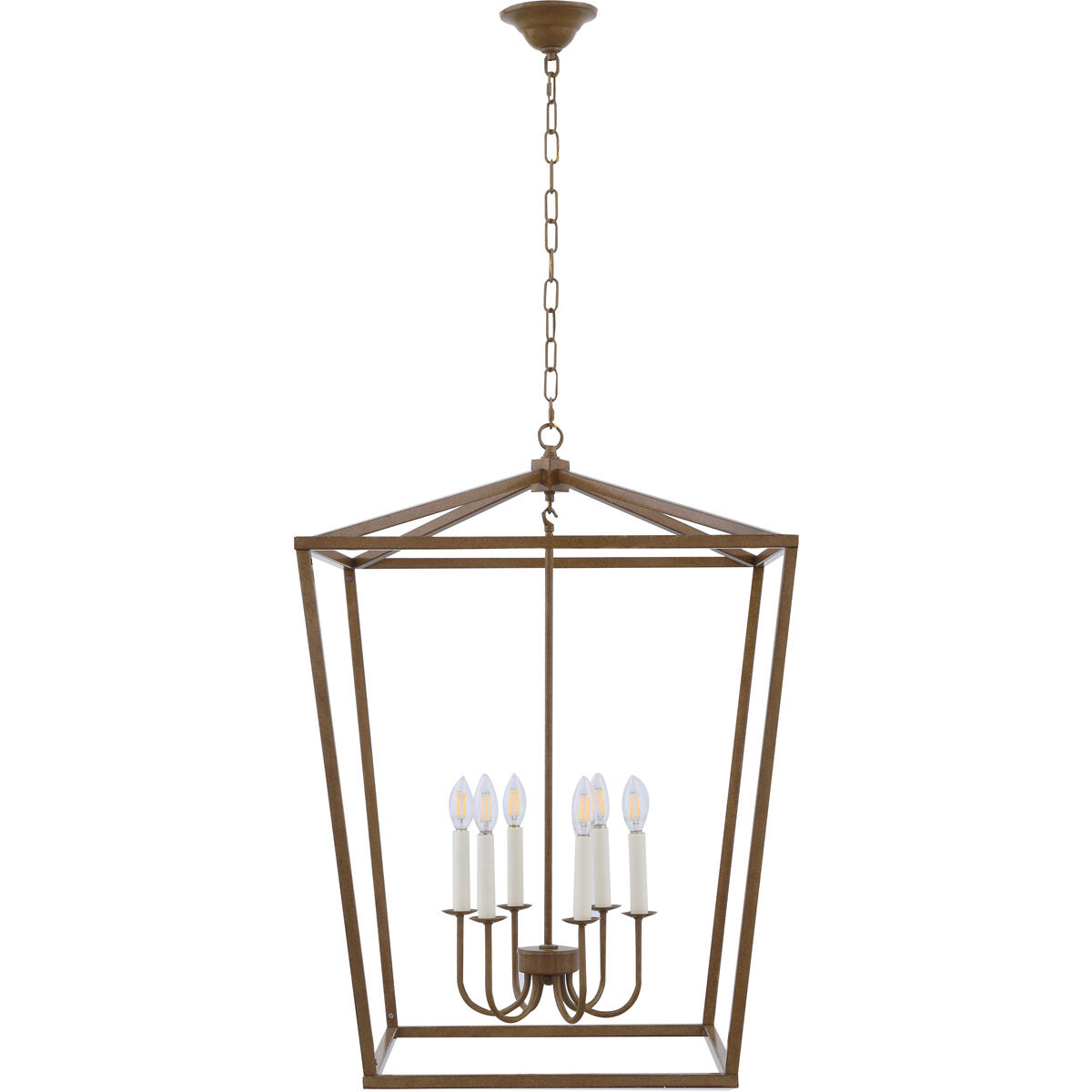 Maddox 6 Light 24 inch Vintage Gold Pendant Ceiling Light