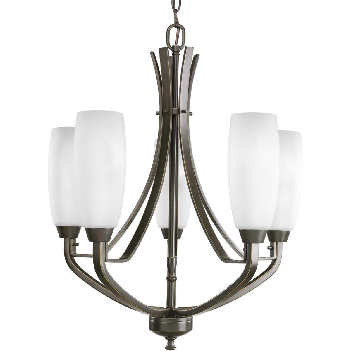 Anna 5 Light 22 inch Antique Bronze Chandelier Ceiling Light