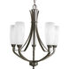 Anna 5 Light 22 inch Antique Bronze Chandelier Ceiling Light