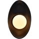 Ambiance LED 7.5 inch Carbon Matte Black Wall Sconce Wall Light