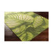 Mobjack Bay 96 X 60 inch Lime/Dark Green/Cream/Ivory/Dark Brown Indoor Area Rug, Polypropylene