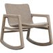 Sumba Oatmeal and Cerused Wheat Outdoor Rocking Chair