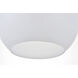 Baxter 1 Light 12 inch Chrome Pendant Ceiling Light