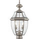 Monterey 2 Light 22 inch Brushed Nickel Outdoor Post Top Lantern