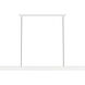 Peter Bristol Cloak LED 60 inch Matte White Linear Chandelier Ceiling Light
