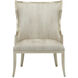 Garson Silver Leaf and Fresh Files Linen Chair
