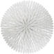 Broche 8 Light 30 inch Matte White Semi Flush Ceiling Light
