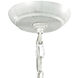 Circeo 1 Light 10 inch Antique White Mini Pendant Ceiling Light