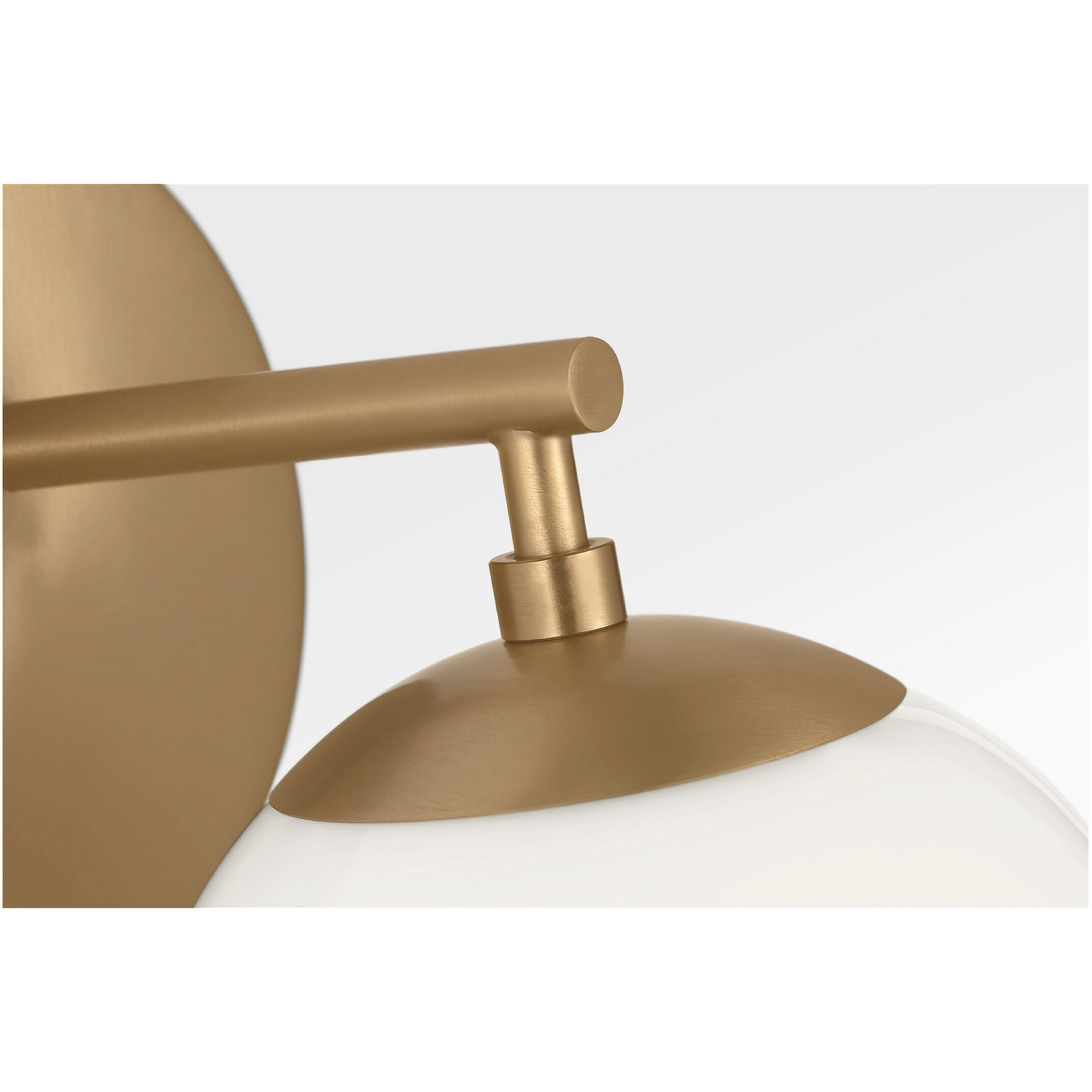 Nube LED 7 inch Satin Brass Vanity Light Wall Light