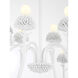 North Fork 12 Light 38 inch Sand White Chandelier Ceiling Light, Two Tier