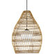 Fishtrap 1 Light 29.5 inch Black Outdoor Pendant