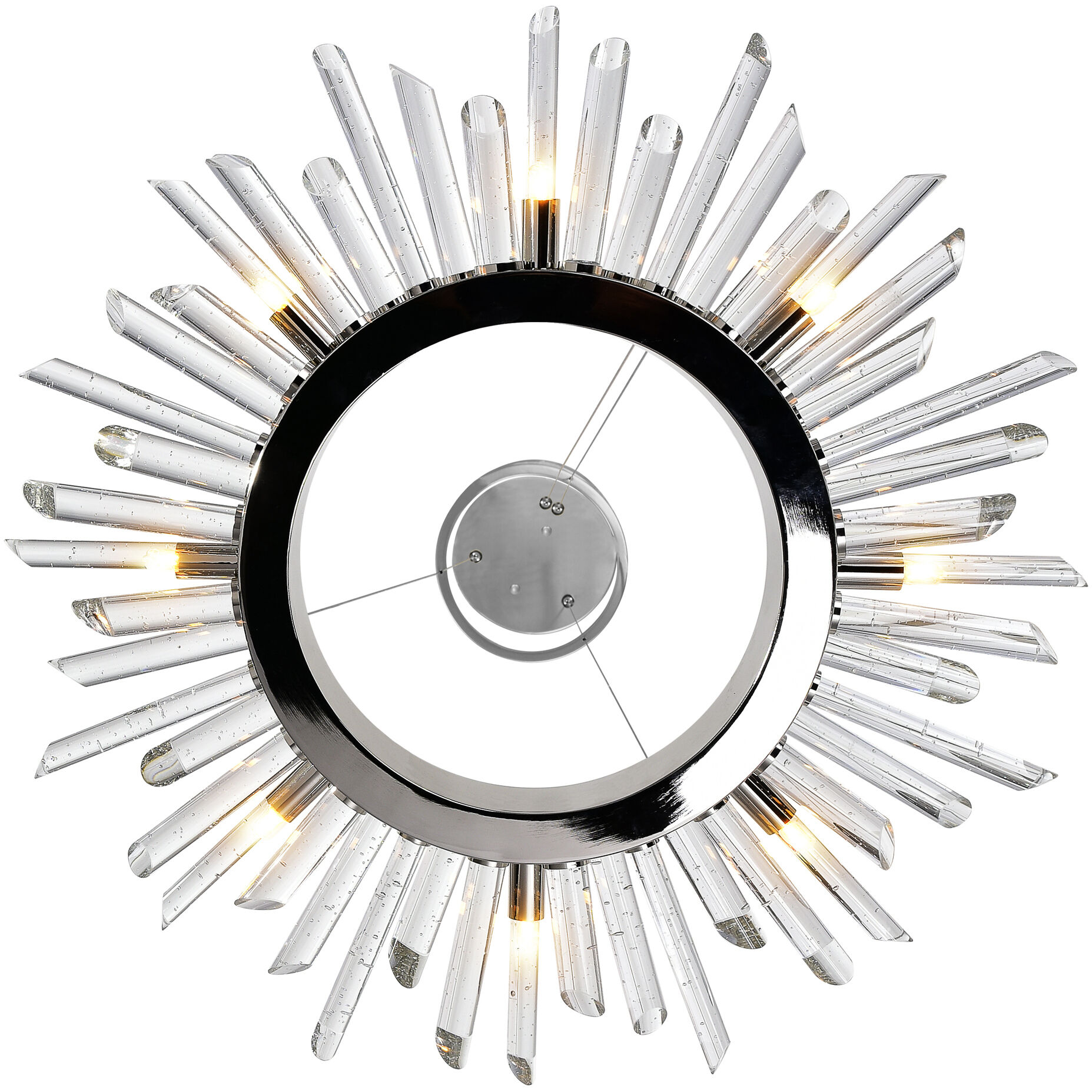 Thorns 8 Light 25 inch Polished Nickel Chandelier Ceiling Light