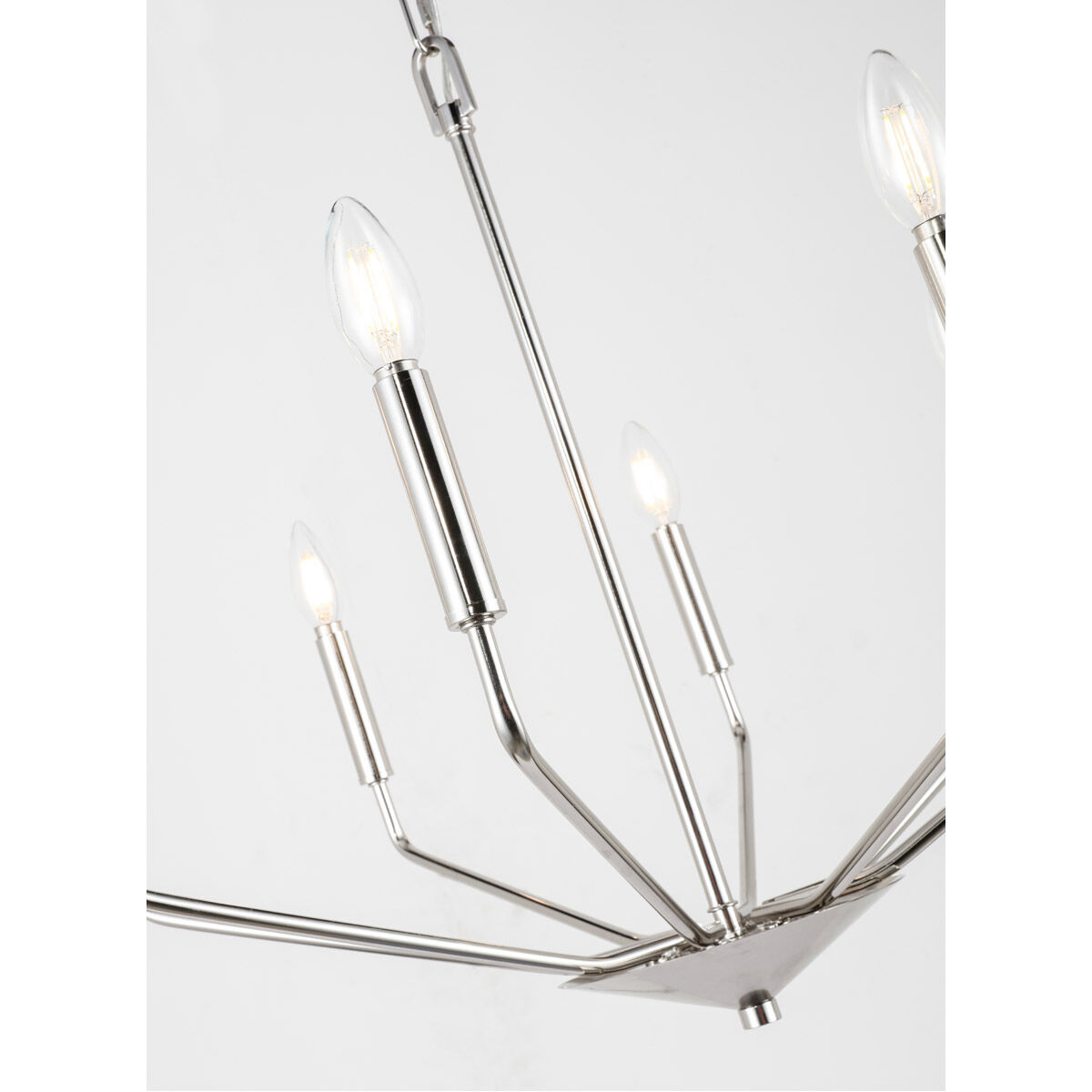 Enzo 8 Light 25 inch Chrome Pendant Ceiling Light