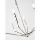 Enzo 8 Light 25 inch Chrome Pendant Ceiling Light