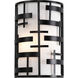 Lansing 2 Light 8 inch Textured Black ADA Wall Sconce Wall Light