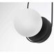 Silas 1 Light 12 inch Black Outdoor Wall Sconce