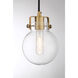 Sidwell 1 Light 6 inch Weathered Brass Mini Pendant Ceiling Light