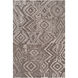 Newcastle 36 X 24 inch Medium Gray/Charcoal/Black Rugs