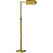 Suzanne Kasler Adley 34 inch 6.5 watt Hand-Rubbed Antique Brass Adjustable Pharmacy Floor Lamp Portable Light