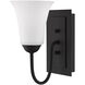 Ridgedale 1 Light 6 inch Black Wall Sconce Wall Light