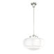 Saddle Creek 1 Light 16 inch Brushed Nickel Pendant Ceiling Light, Large