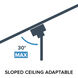 Haven LED 14 inch Matte Black Pendant Ceiling Light