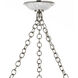 AERIN Rosehill LED 28 inch Polished Nickel Bowl Chandelier Ceiling Light