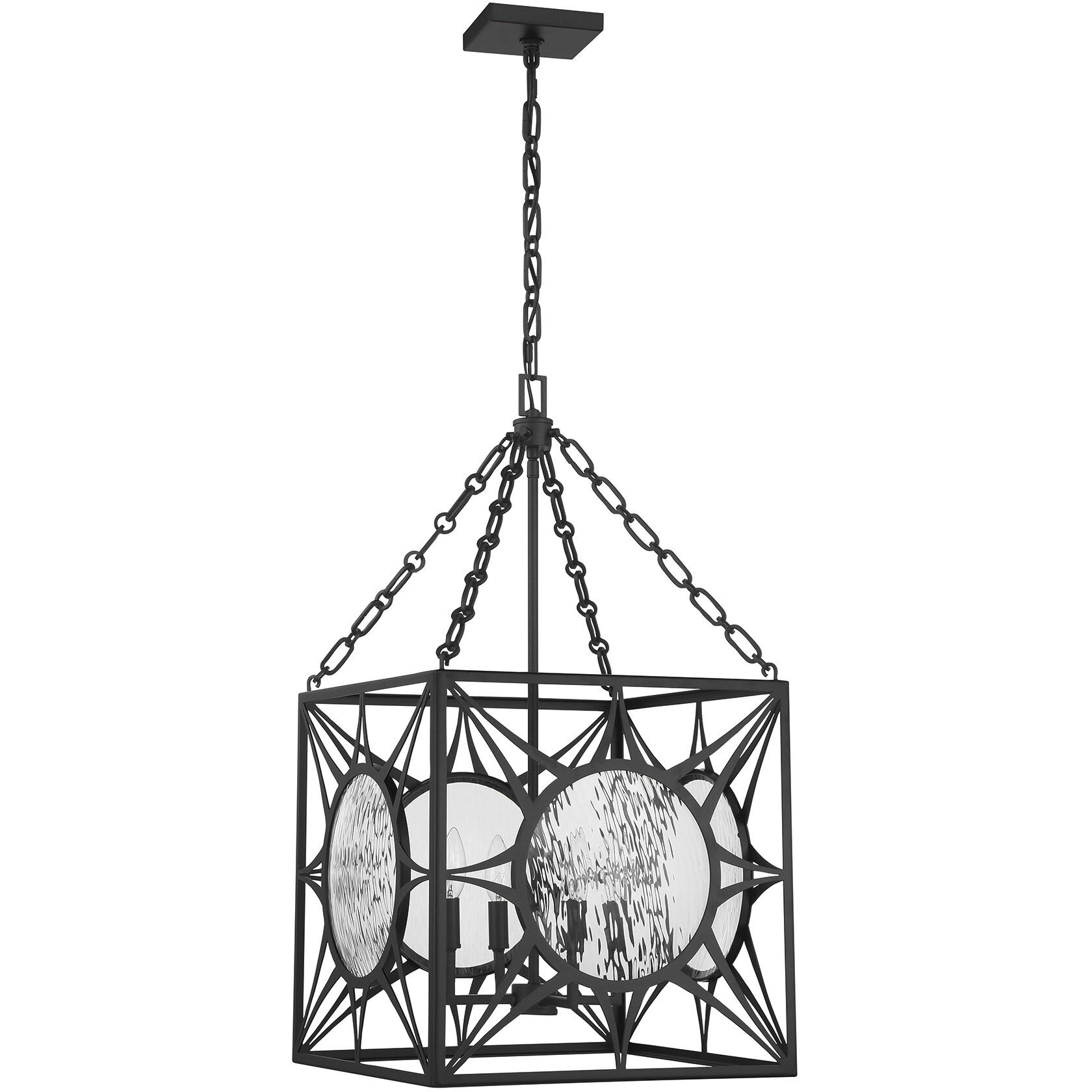 Balfour 4 Light 17 inch Matte Black Pendant Ceiling Light
