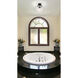 Joliet 1 Light 13 inch Matte Black Semi Flush Mount Ceiling Light