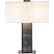 Horizon 29.28 inch 60.00 watt Oil Rubbed Bronze and Clear Steel Table Lamp Portable Light