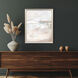 Earthbound II White and Gray and Neutral and Metallic Framed Art