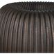 Vector Ridge Dark Weathered Tone Indoor Outdoor Planter