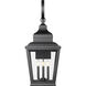 Raphael 4 Light 36.25 inch Sand Black Outdoor Wall Light in Soft Sand Black