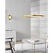 Sean Lavin Vellavi LED 23.4 inch Nightshade Black Chandelier Ceiling Light, Integrated LED