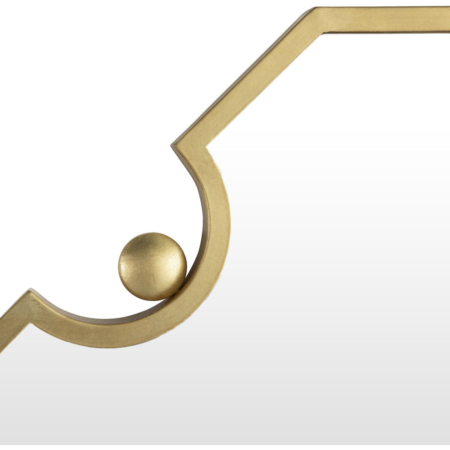 Monet 34 X 34 inch Antique Brass / Clear Mirror Mirror