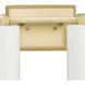 Estrada 4 Light 31.25 inch Brushed Gold Bathroom Vanity Light Wall Light