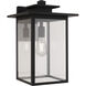 Rock Creek 1 Light 17.25 inch Textured Black Outdoor Wall Lantern