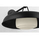 Richard June Liora 1 Light 12.5 inch Textured Black Outdoor Wall Light in LED