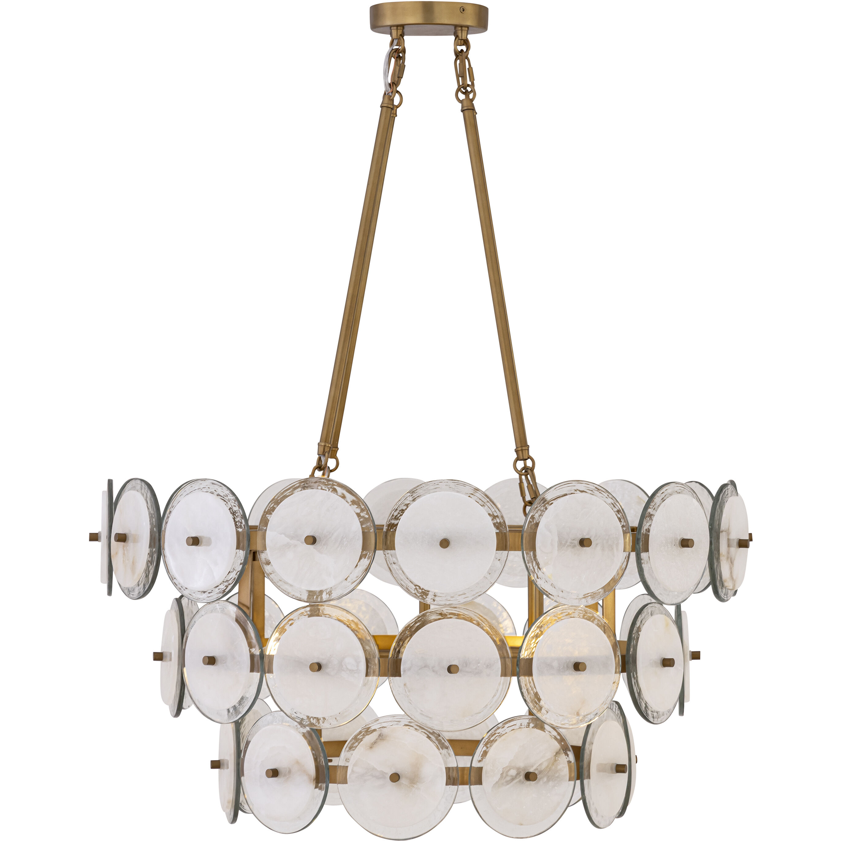Kintrel 4 Light 28.75 inch Legacy Brass Pendant Ceiling Light