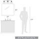 Yep Carver Vanity Wall Light in Matte Black, Clear Glass