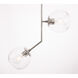 Ryland 2 Light 21 inch Chrome Pendant Ceiling Light