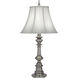 Ellie 33 inch 150 watt Antique Nickel Table Lamp Portable Light