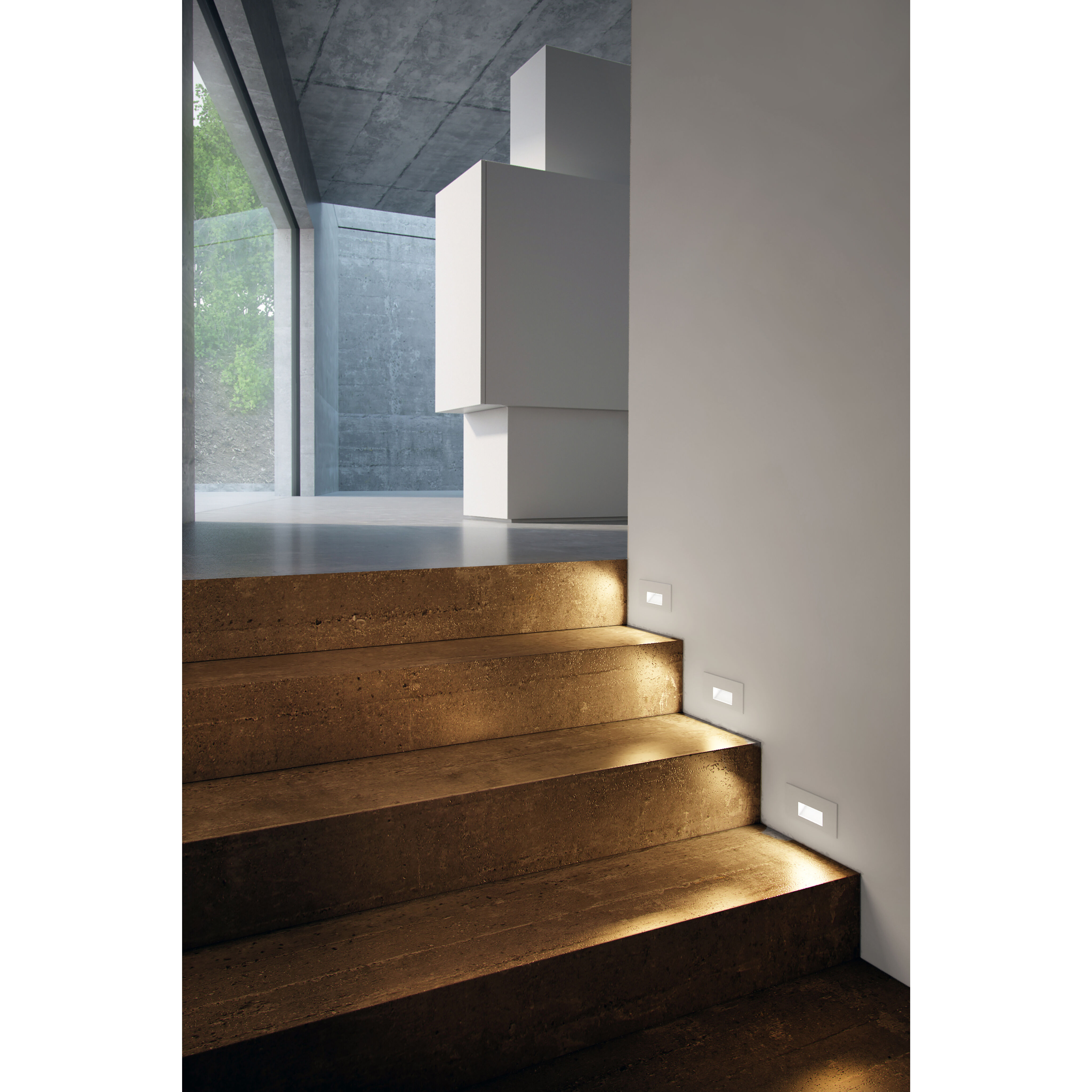 Path 120 4.00 watt White Step Light in LED