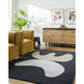 Jason Wu 90 X 60 inch Black / Natural / Camel Handmade Rug in 5 x 8