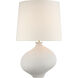 AERIN Celia 28.75 inch 15 watt Marion White Right Table Lamp Portable Light, Large