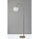 Magnolia 61.75 inch 100.00 watt Antique Brass Floor Lamp Portable Light