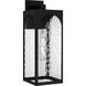 Dallington 1 Light 19.75 inch Matte Black Outdoor Wall Lantern, Large